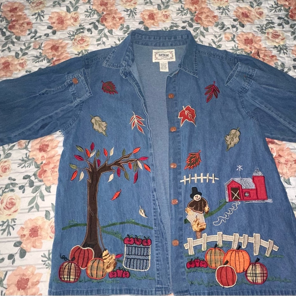 Tantrums thin fall denim jacket